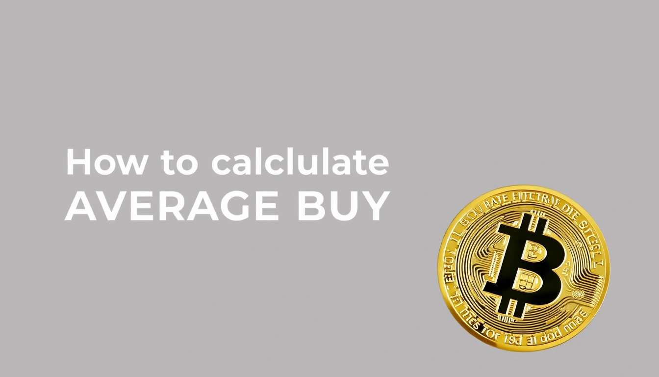 How to calculate average buy price for a crypto portfolio